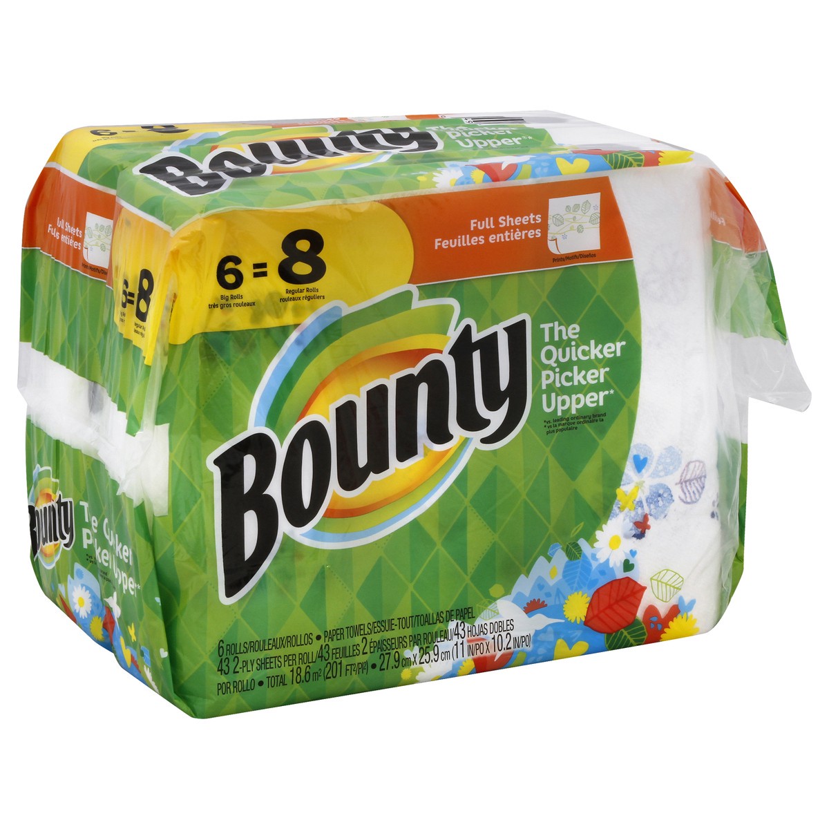 slide 7 of 11, Bounty Paper Towels 6 ea, 6 ct