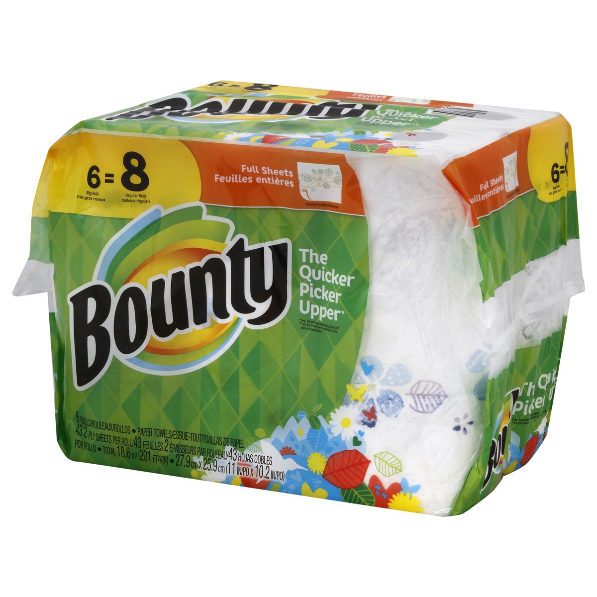 slide 10 of 11, Bounty Paper Towels 6 ea, 6 ct