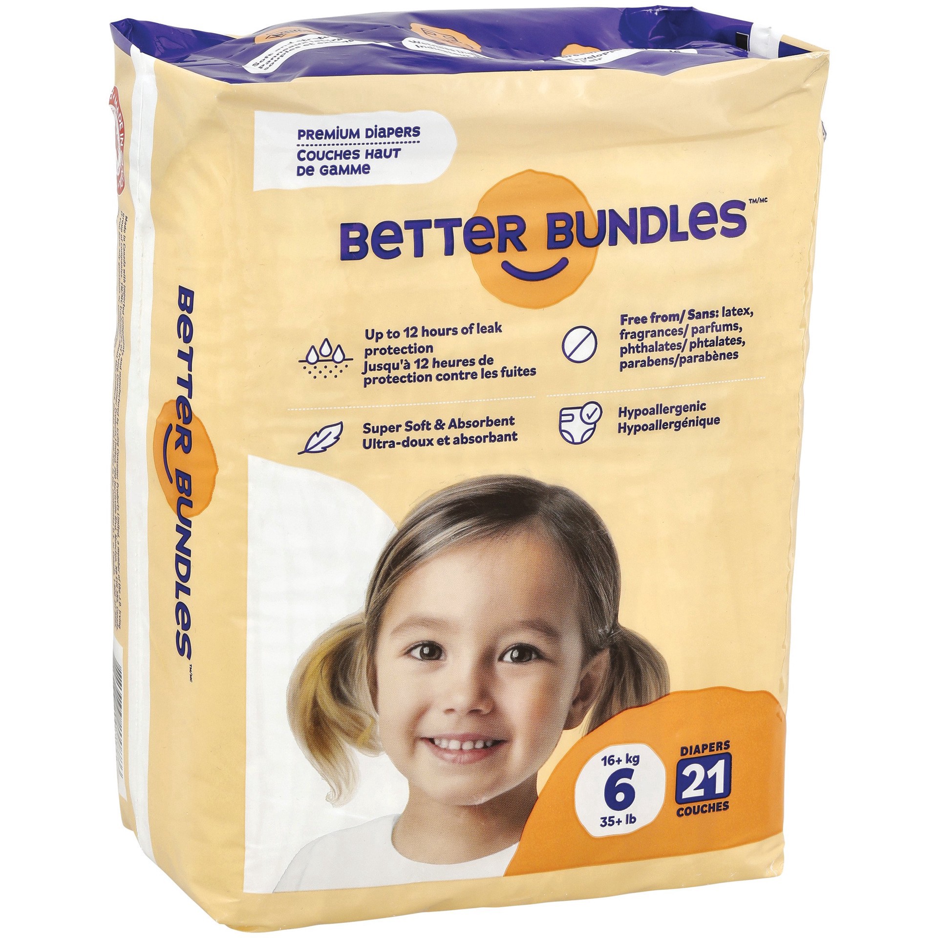 slide 1 of 1, Better Bundles Baby Diapers - Size 6, 21 ct