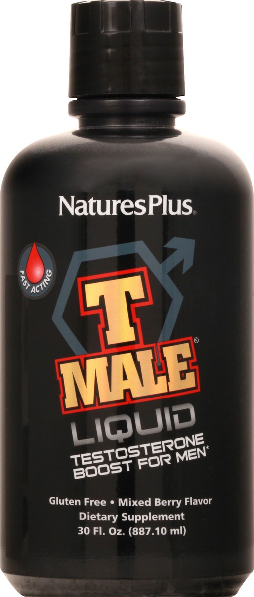 slide 9 of 12, Nature's Plus Liquid Mixed Berry Flavor Testosterone Boost 30 oz, 30 oz