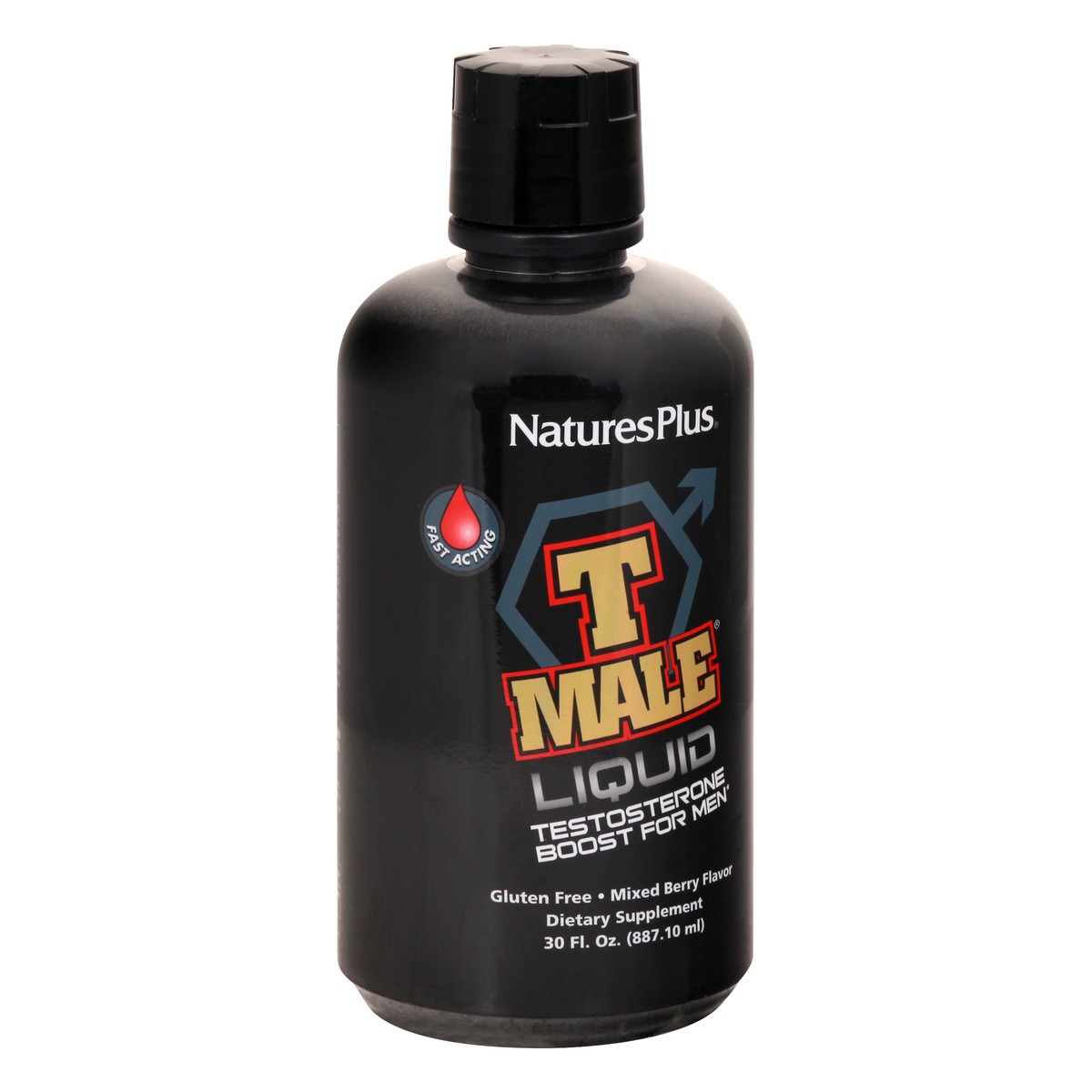 slide 10 of 12, Nature's Plus Liquid Mixed Berry Flavor Testosterone Boost 30 oz, 30 oz
