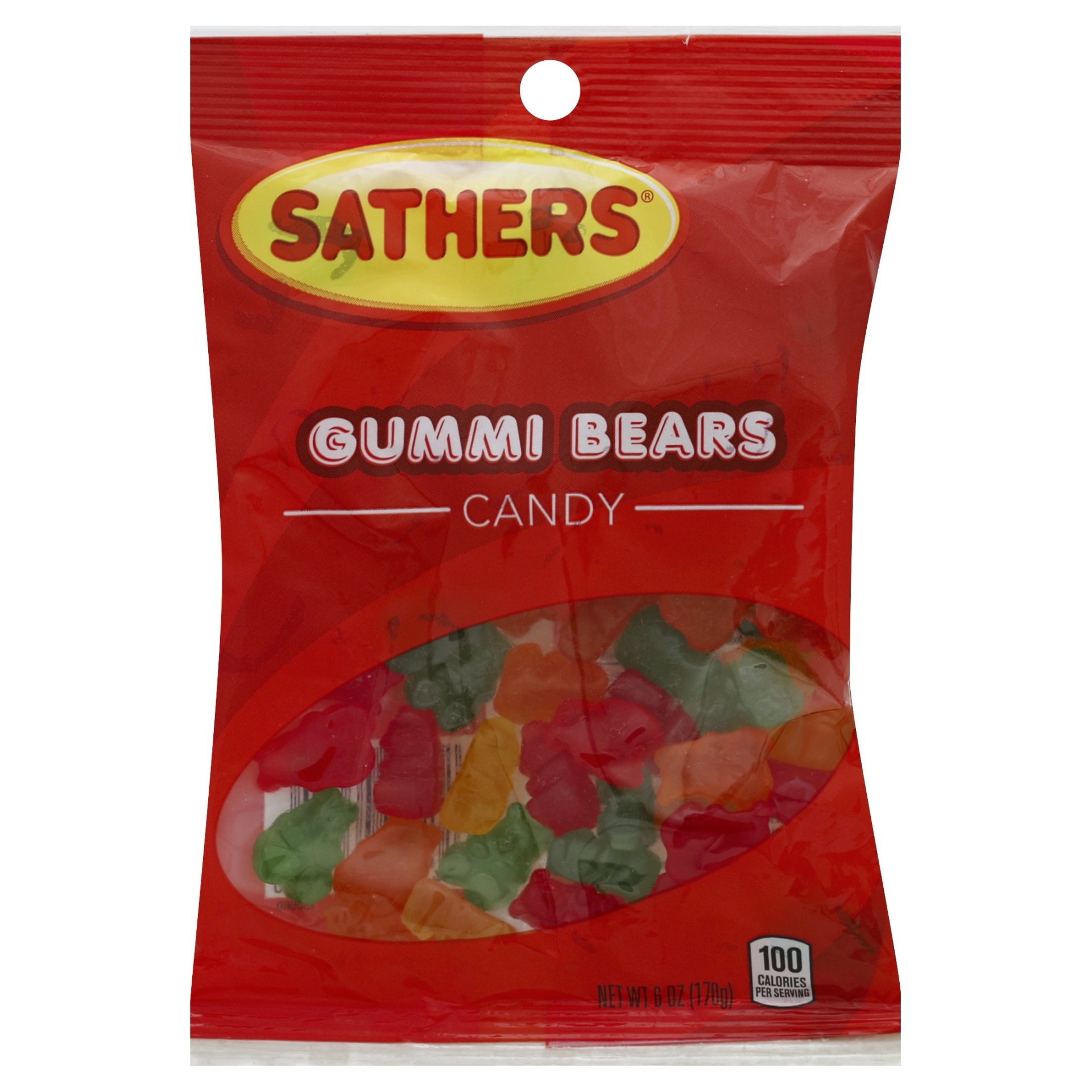 slide 1 of 2, Sathers Candy, Gummi Bears, 6 oz