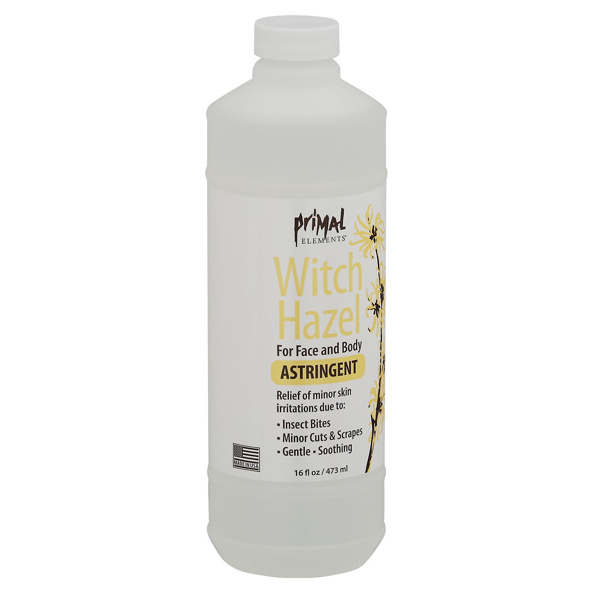 slide 5 of 10, Primal Elements Witch Hazel Astringent 16 fl oz, 16 fl oz