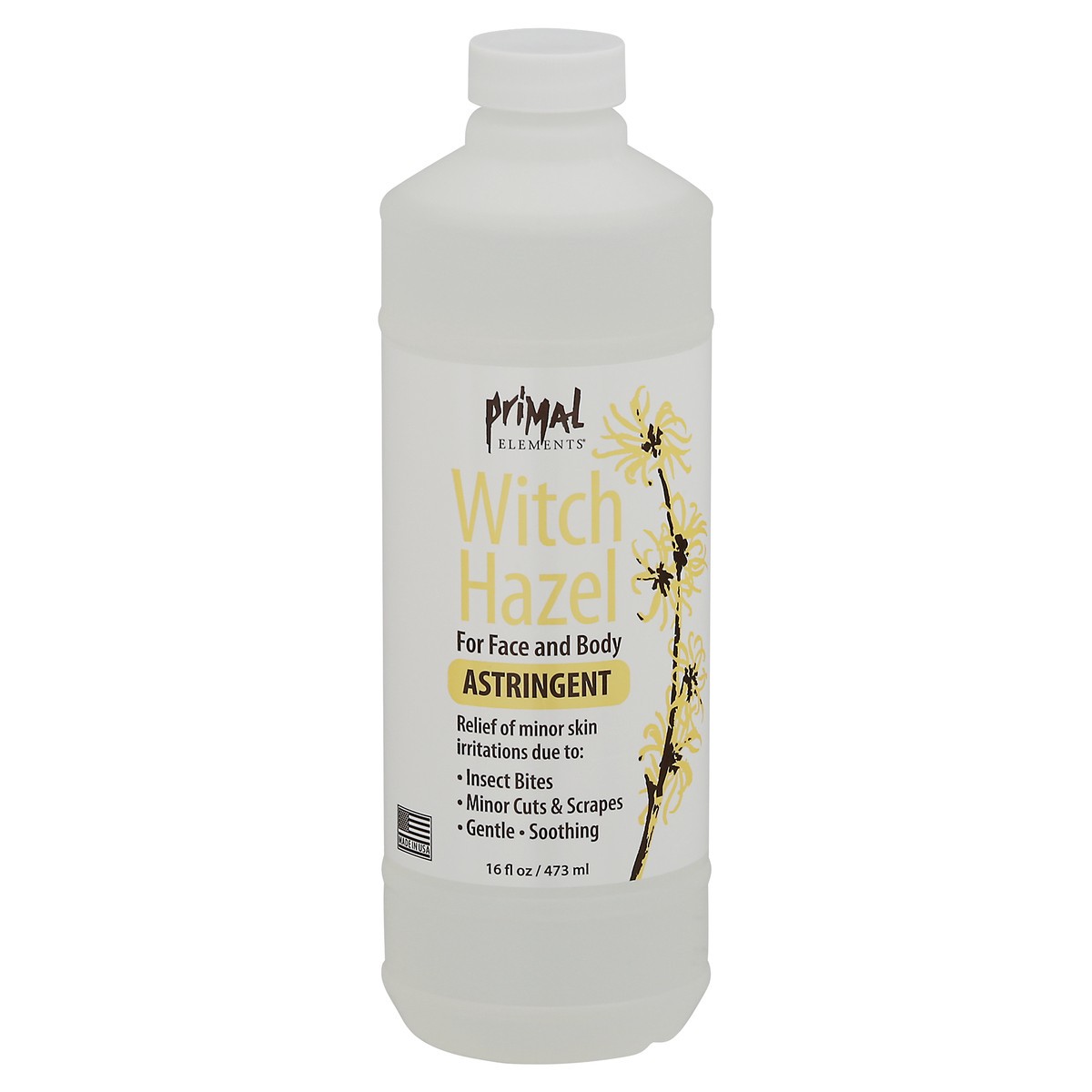 slide 6 of 10, Primal Elements Witch Hazel Astringent 16 fl oz, 16 fl oz