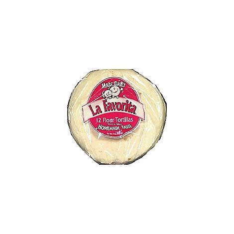 slide 1 of 1, La Favorita 6 Inch Flour Tortilla, 12 ct; 15 oz