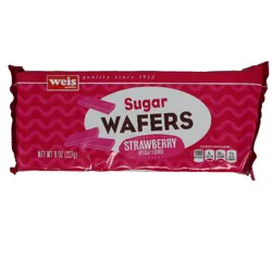 Weis Quality Strawberry Sugar Wafers