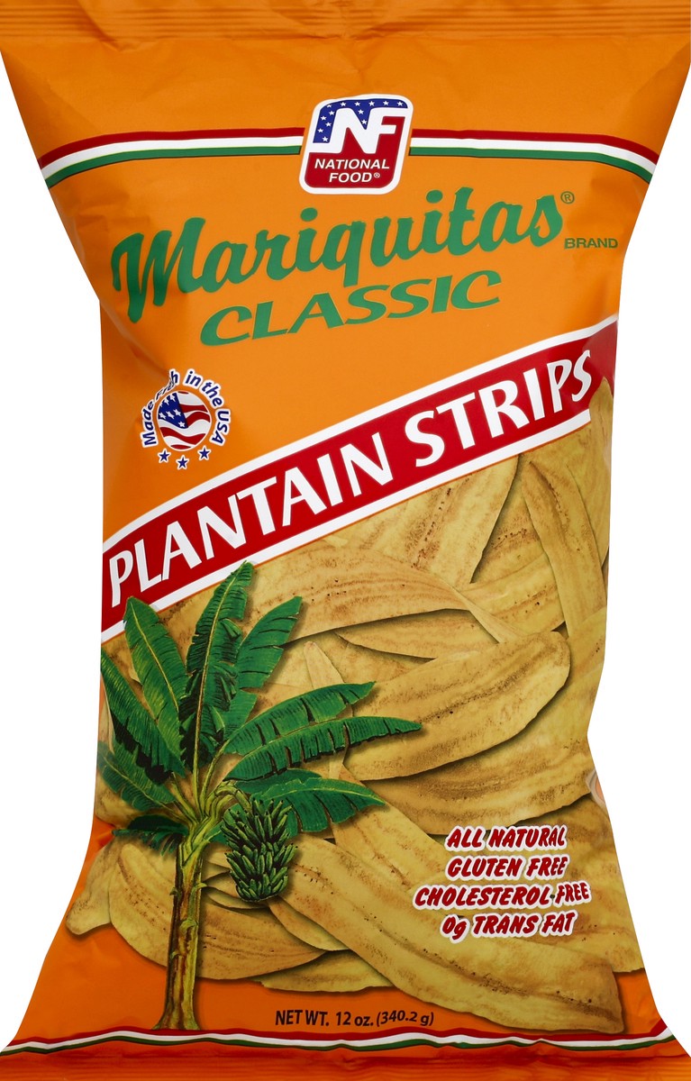 slide 1 of 6, NATIONAL FOOD Classic Plantain Strips Original, 12 oz