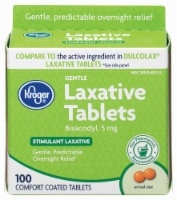 slide 1 of 1, Kroger Gentle Laxative Tablets, 100 ct