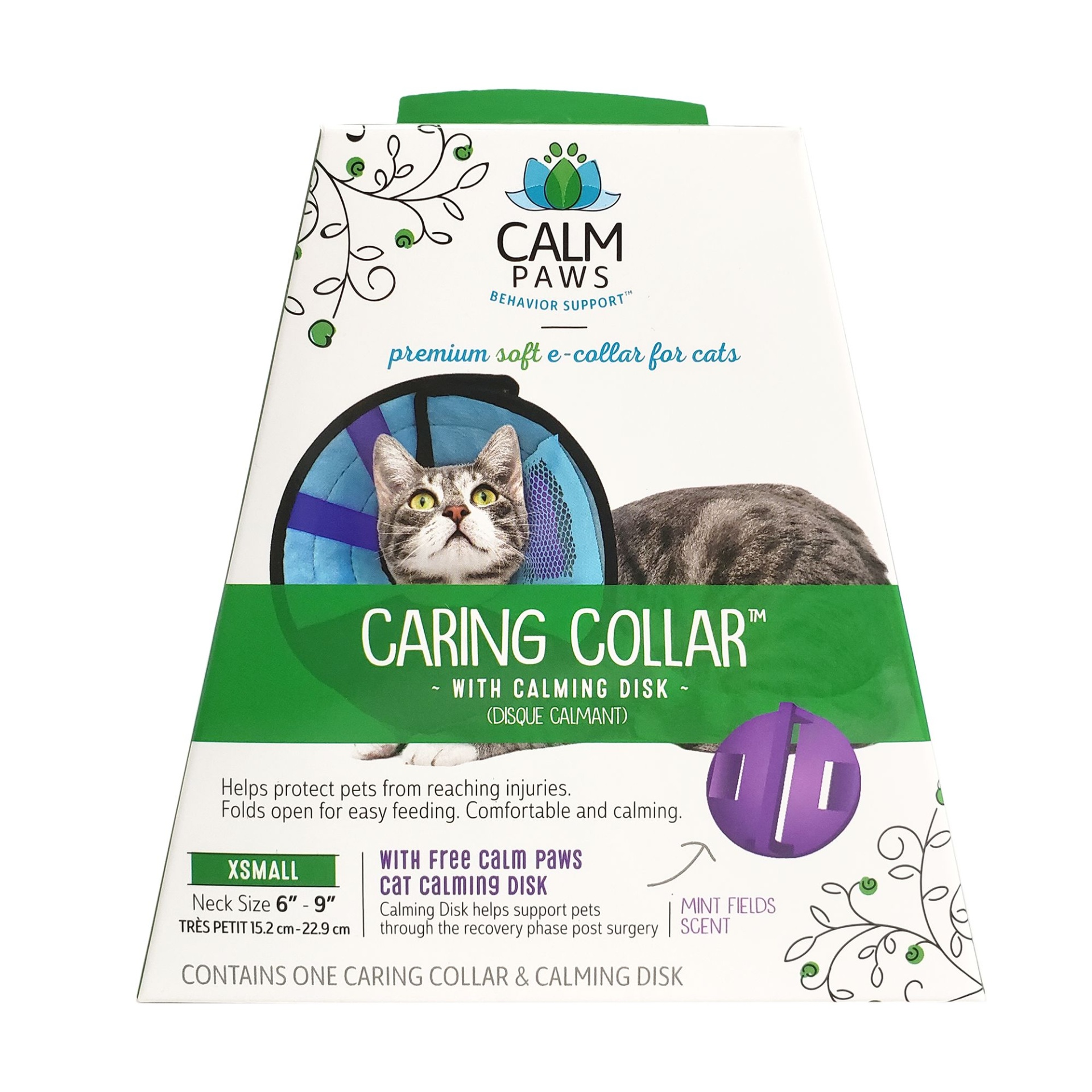 slide 1 of 1, 21st Century Essential Pet 21St Century Calm Paws Behavior Support Caring Collar With Calming Disk, 1 ct