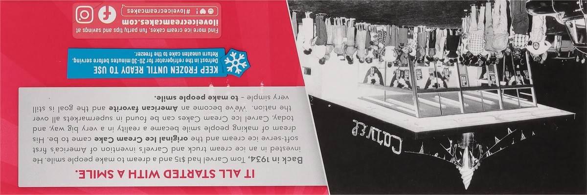 slide 2 of 13, Carvel Strawberry & Vanilla Ice Cream Cake 75 fl oz, 75 fl oz