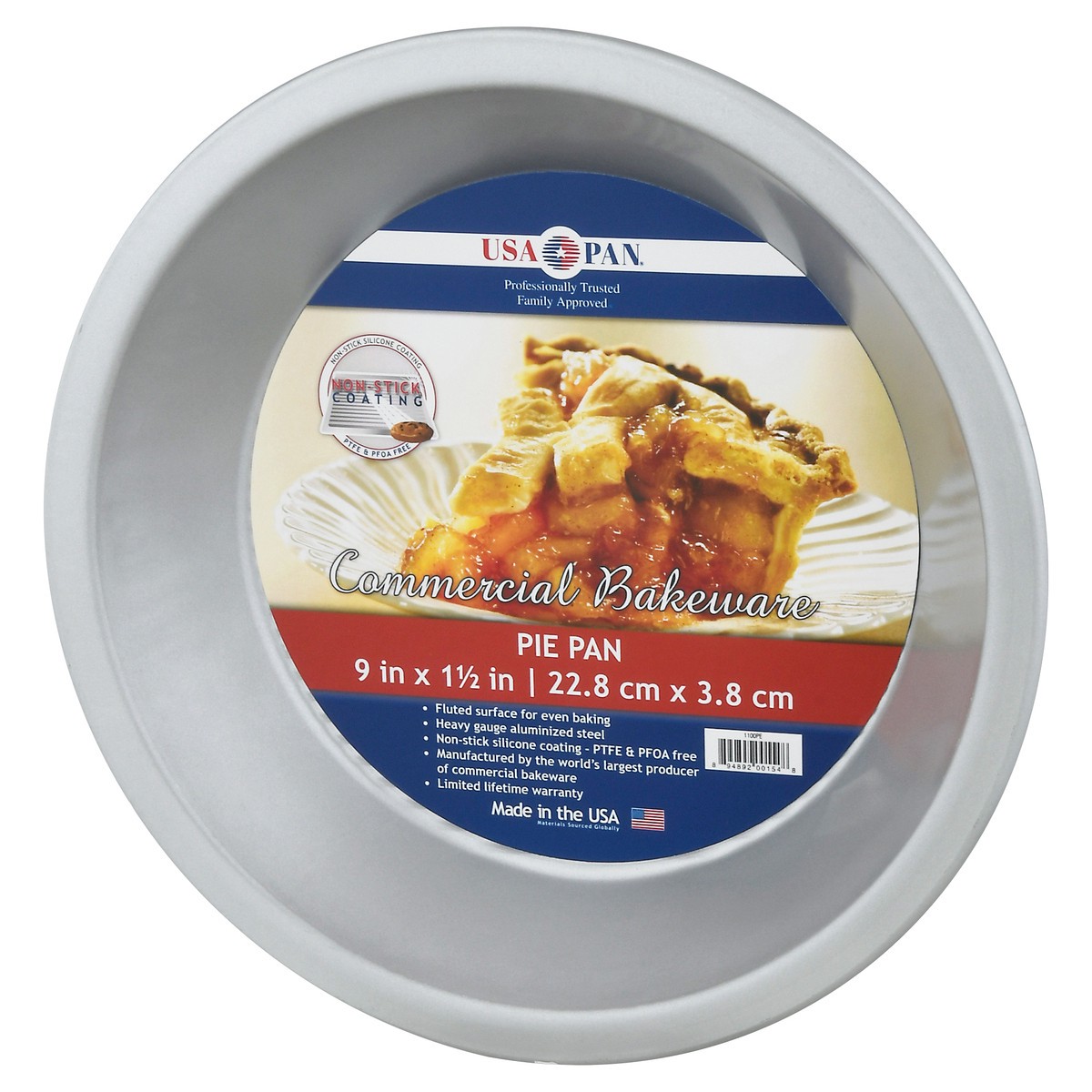 slide 2 of 11, USA Pan 9 Inch Pie Pan 1 ea, 1 ea