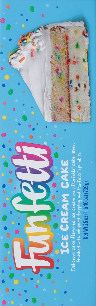 slide 12 of 14, Funfetti Ice Cream Cake, 0.74 kg