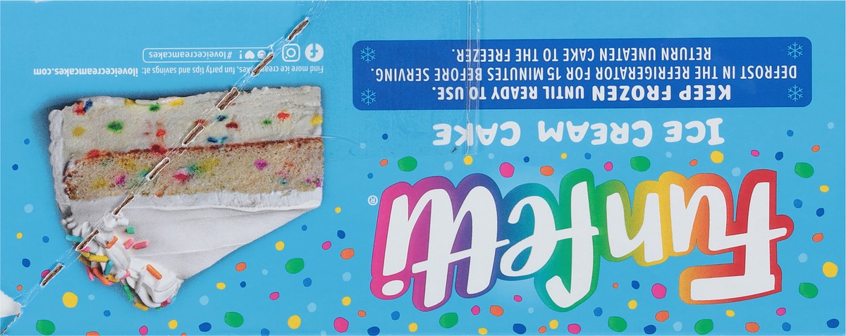 slide 2 of 14, Funfetti Ice Cream Cake, 0.74 kg
