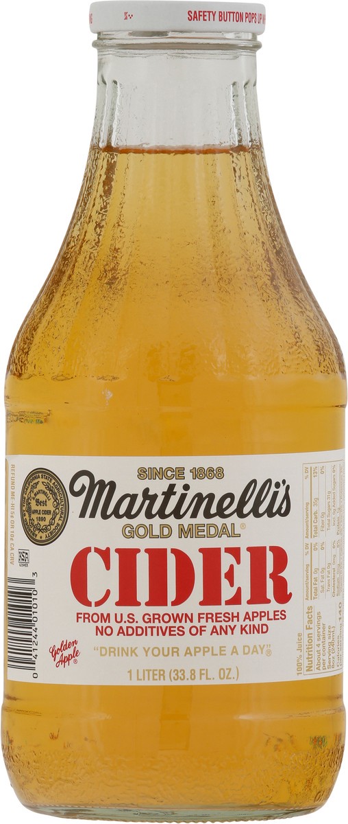 slide 6 of 9, Martinelli's Cider, 33.8 oz