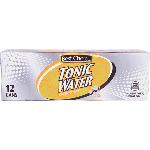 slide 1 of 1, Best Choice Tonic Water - 12 ct; 12 fl oz, 12 ct; 12 fl oz