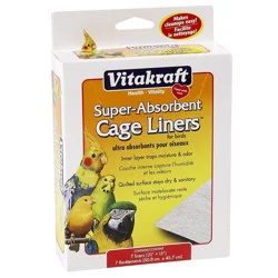 Vitakraft Super-Absorbent Bird Cage Liners