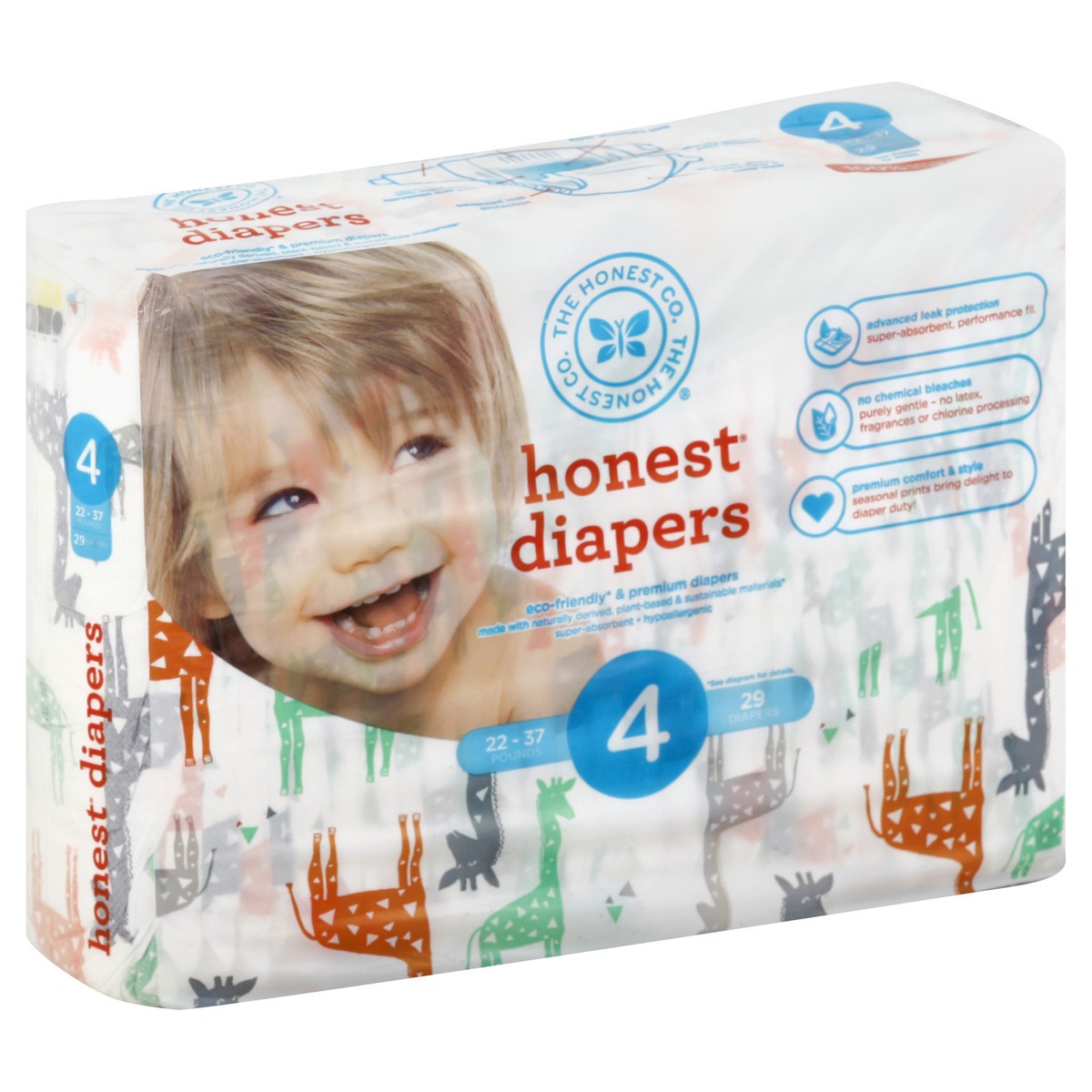 slide 4 of 5, The Honest Co. Diapers 29 ea, 29 ct