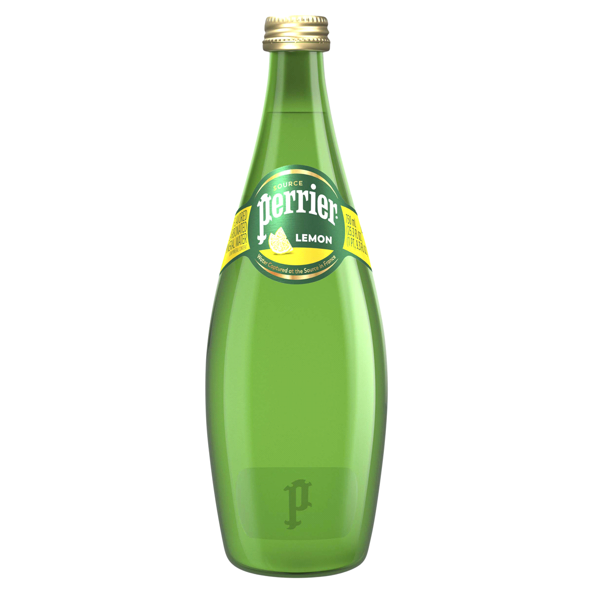 slide 1 of 6, Perrier Lemon Sparkling Water - 25.3 fl oz, 25.3 fl oz