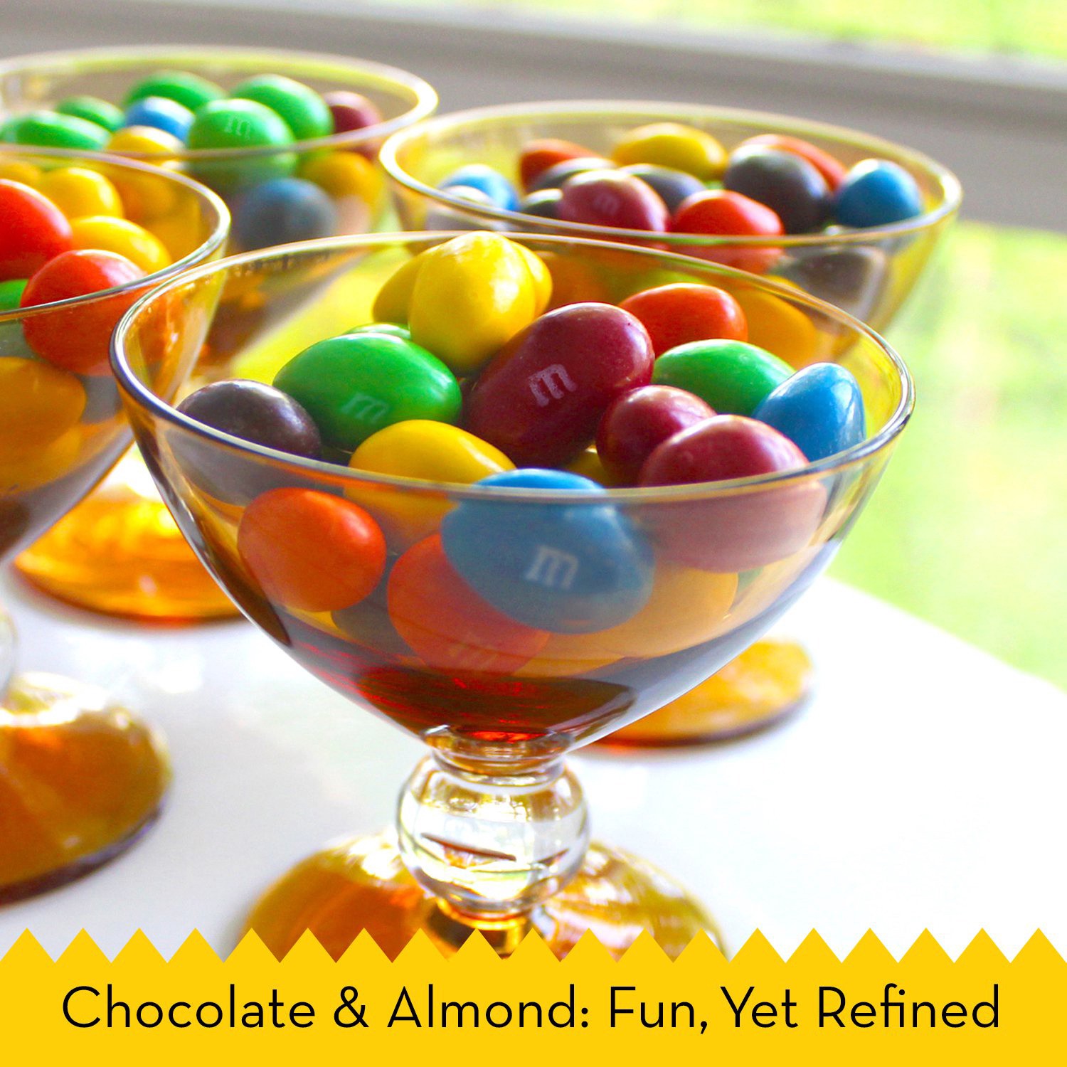slide 2 of 8, M&M's Almond Milk Chocolate Candy, Sharing Size , 9.3 oz Bag, 9.3 oz