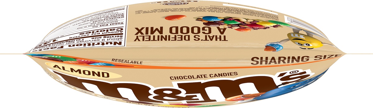 slide 6 of 9, M&M'S Almond Milk Chocolate Candy, Sharing Size, 9.3 oz