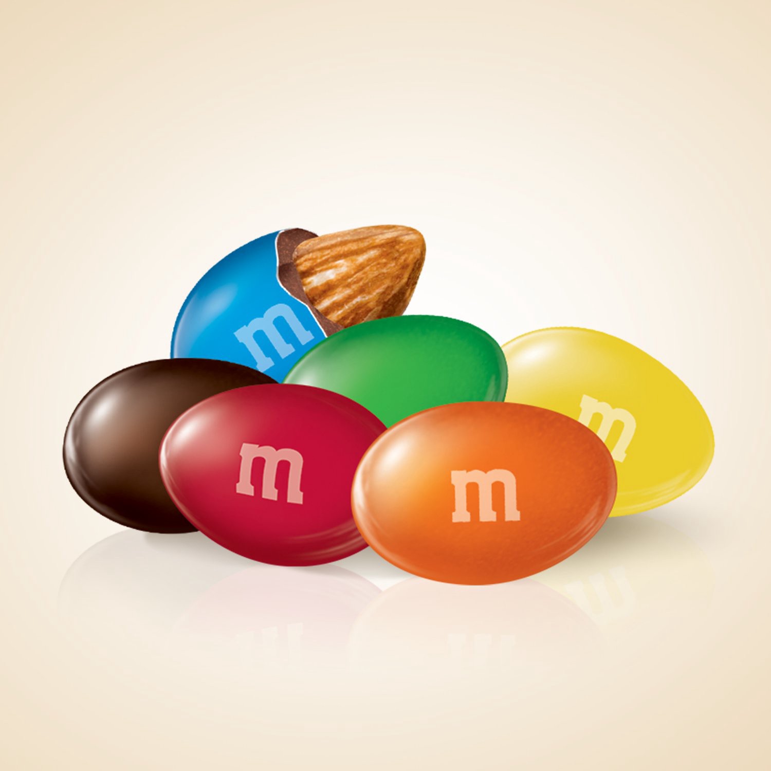 slide 7 of 8, M&M's Almond Milk Chocolate Candy, Sharing Size , 9.3 oz Bag, 9.3 oz