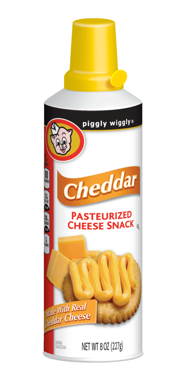 slide 1 of 1, Piggly Wiggly Cheddar Cheese Spray, 8 oz