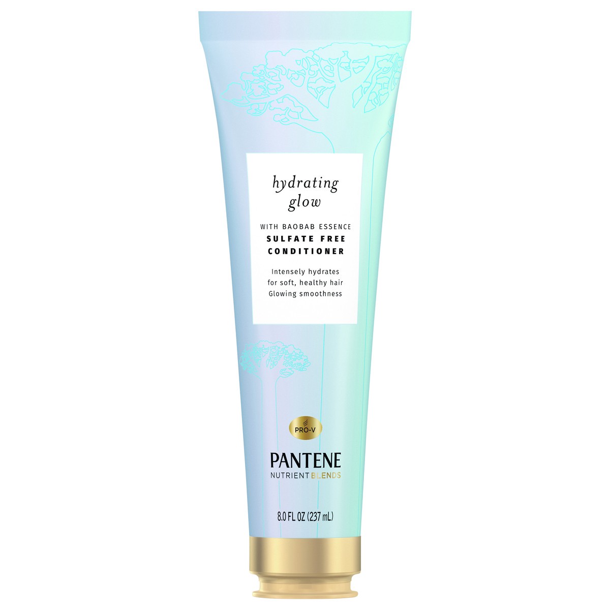 slide 2 of 7, Pantene Pro V Pantene Nutrient Blends Sulfate Free Hydrating Glow with Baobab Essence Sulfate free Conditioner, 8.0 oz, 8 fl oz