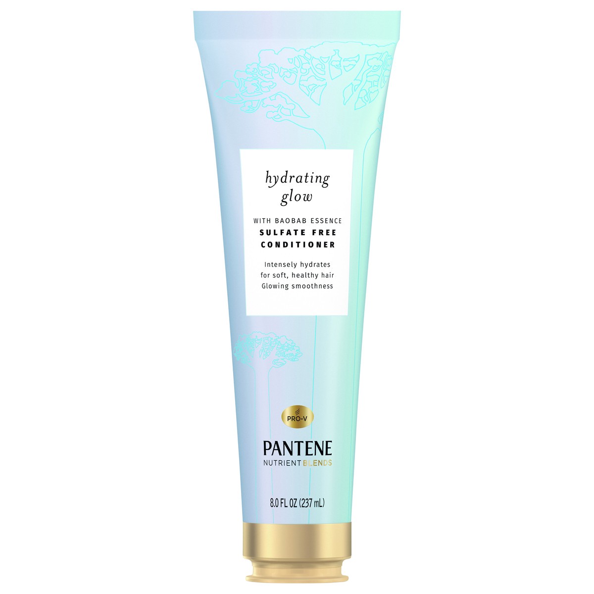 slide 4 of 7, Pantene Pro V Pantene Nutrient Blends Sulfate Free Hydrating Glow with Baobab Essence Sulfate free Conditioner, 8.0 oz, 8 fl oz