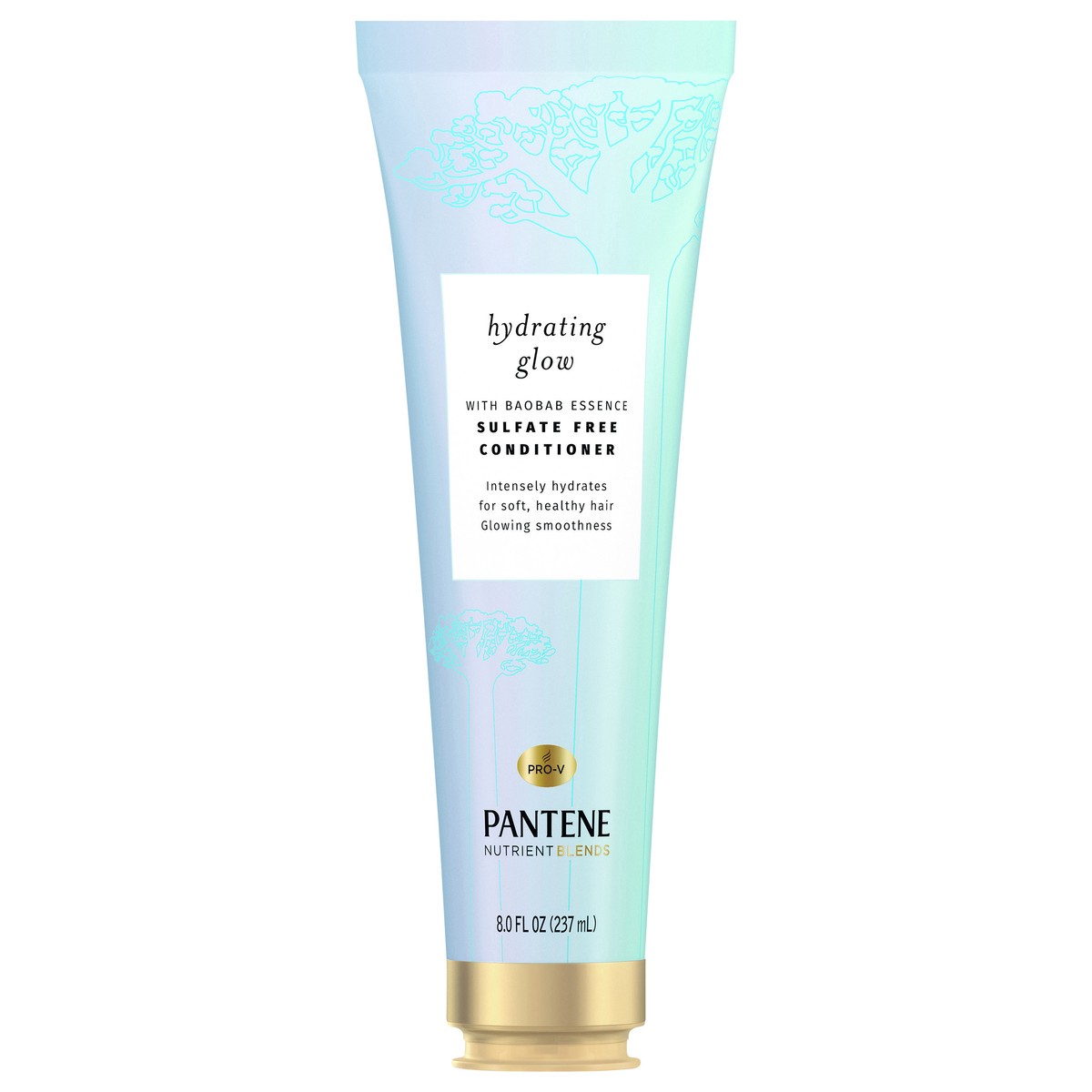 slide 1 of 7, Pantene Pro V Pantene Nutrient Blends Sulfate Free Hydrating Glow with Baobab Essence Sulfate free Conditioner, 8.0 oz, 8 fl oz
