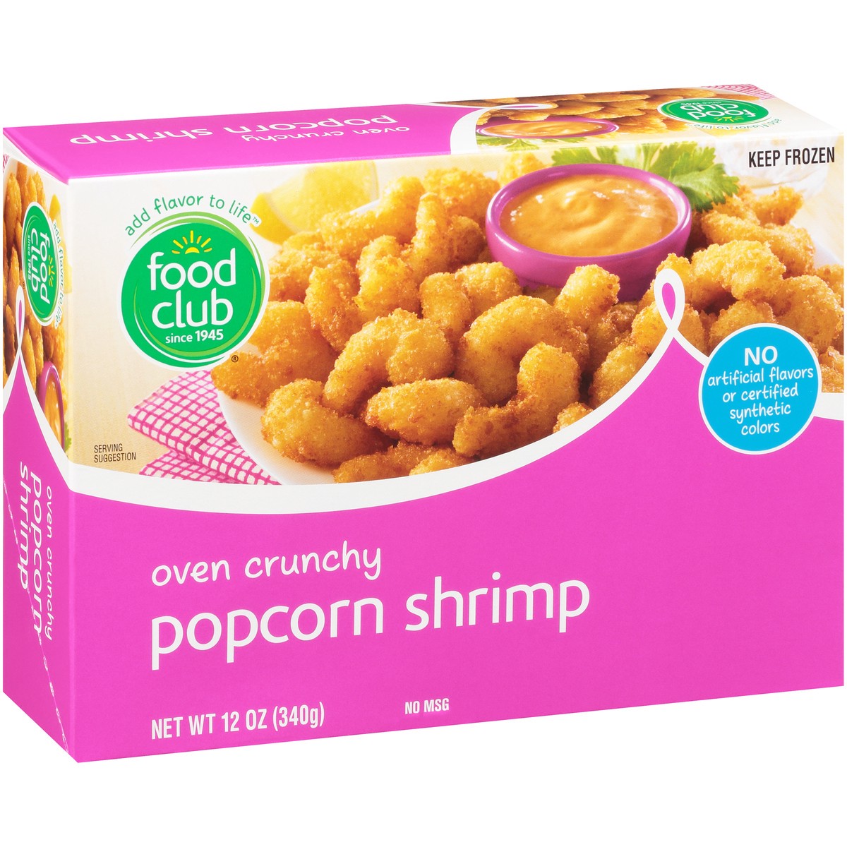 slide 6 of 10, Food Club Popcorn Shrimp, 12 oz