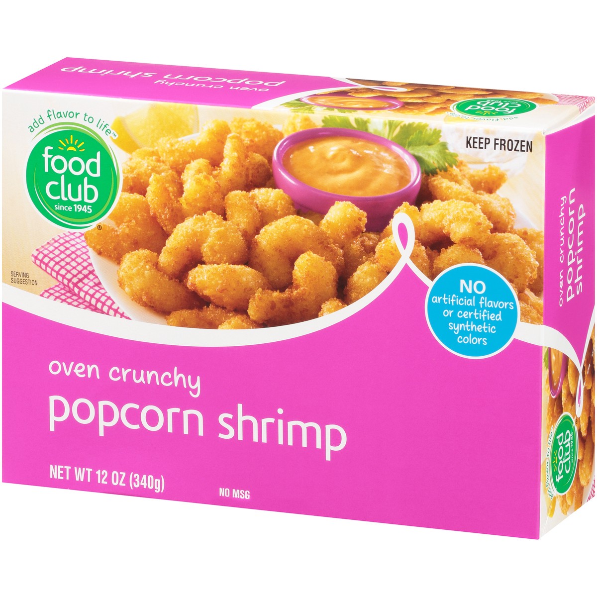 slide 7 of 10, Food Club Popcorn Shrimp, 12 oz