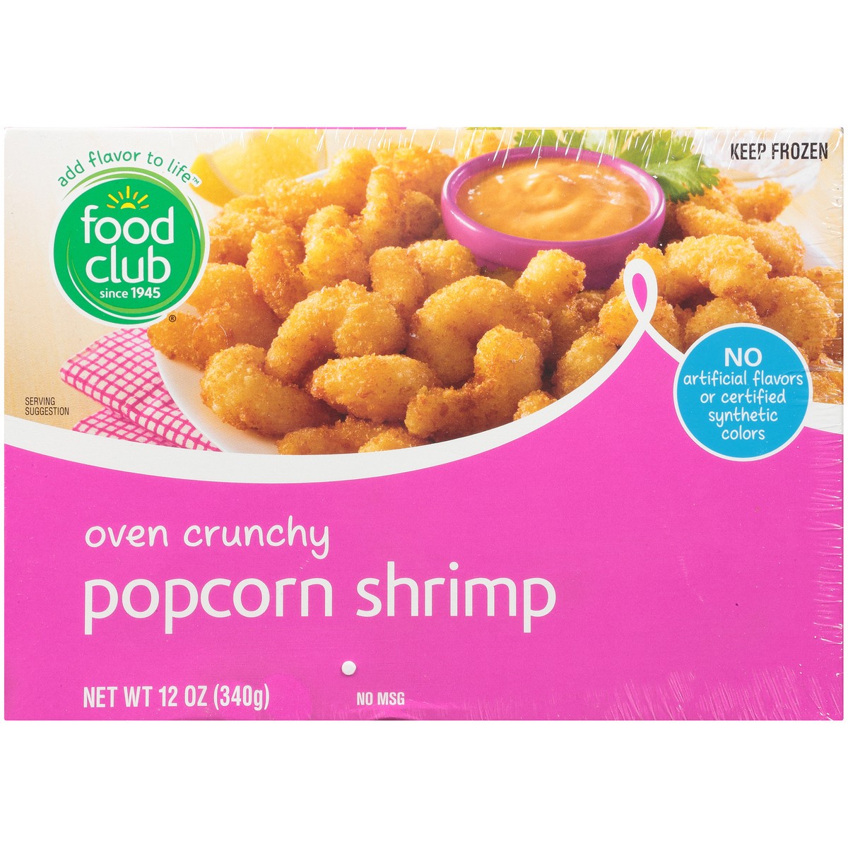 slide 4 of 10, Food Club Popcorn Shrimp, 12 oz