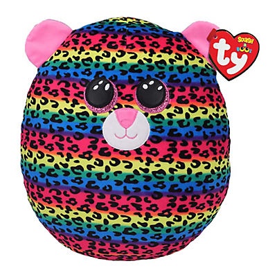 slide 1 of 1, TY DotTY- Multicolor Leopard Squish-A-Boos Plush, 1 ct