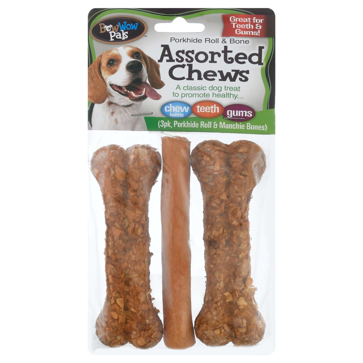 slide 1 of 9, BowWow Pals Assorted Chews 3 ea, 3 ct