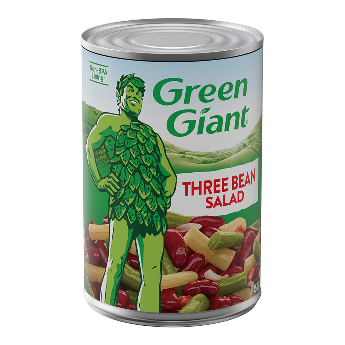 slide 3 of 9, Green Giant Three Bean Salad, 15 oz