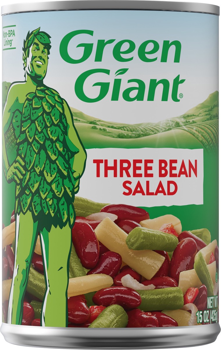 slide 6 of 9, Green Giant Three Bean Salad, 15 oz