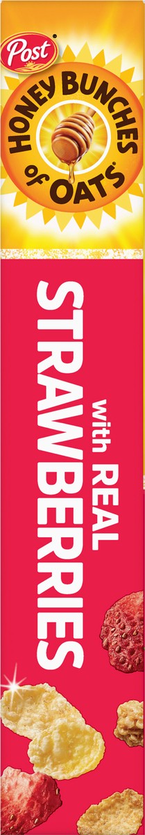 slide 5 of 8, Honey Bunches of Oats Cereal with Real Strawberries 11 oz, 11 oz