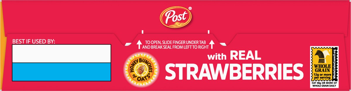 slide 7 of 8, Honey Bunches of Oats Cereal with Real Strawberries 11 oz, 11 oz