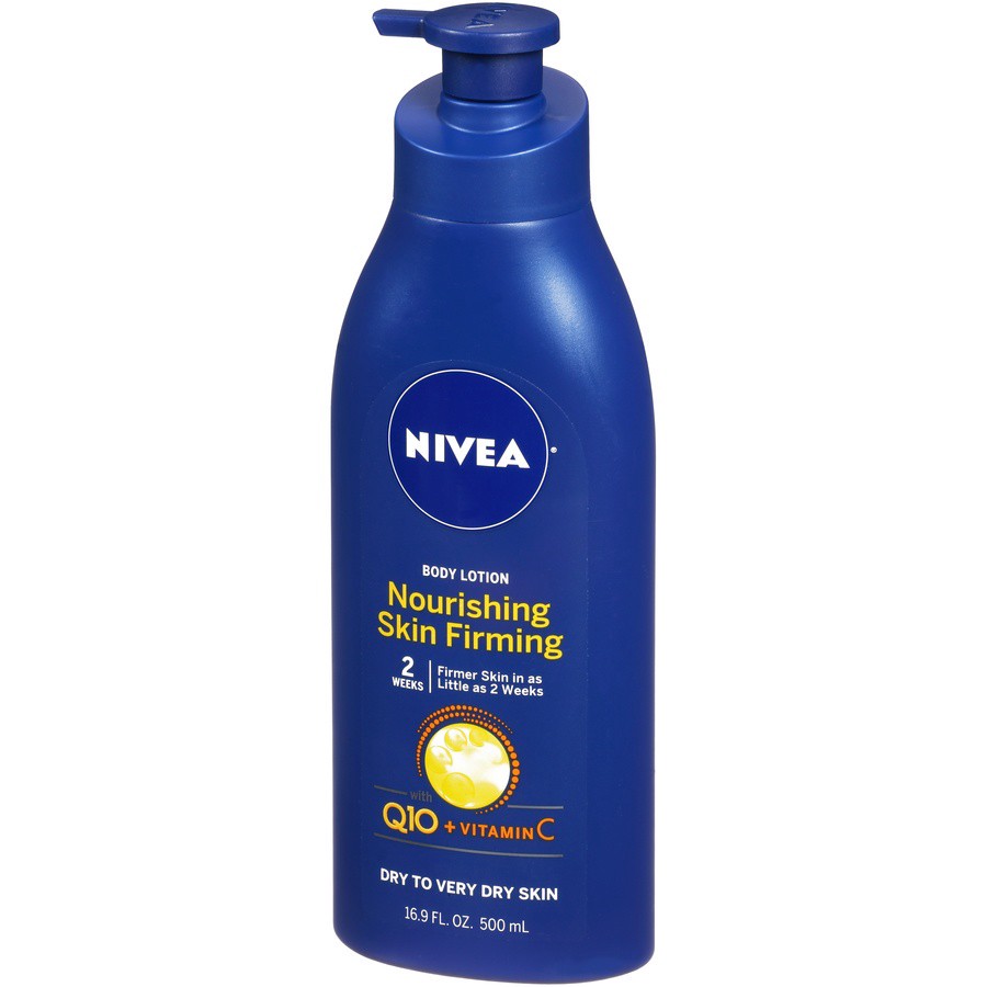 slide 3 of 7, Nivea Nourishing Skin Firming Body Lotion W/ Q10 And Vitamin C, 16.9 Oz, 16.9 oz