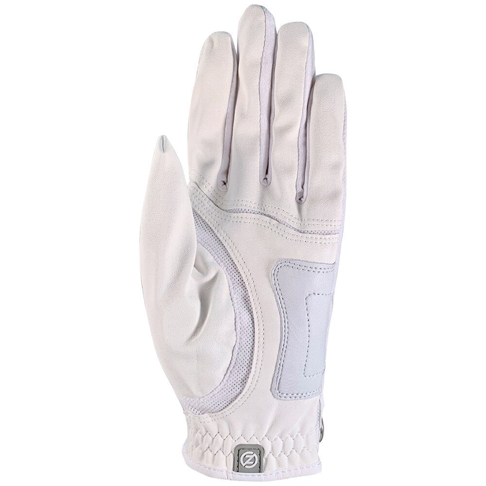 slide 2 of 2, Zero Friction Ladies' Performance Universal Fit Left Hand Golf Glove - White, 1 ct