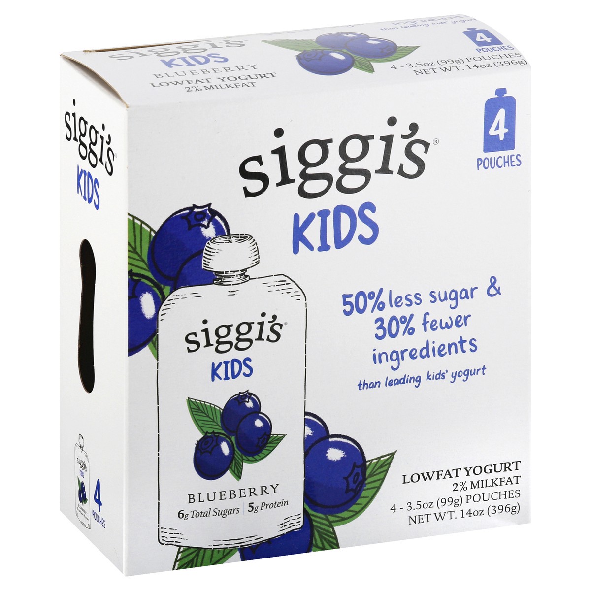 slide 2 of 10, Siggi's Lowfat Yogurt Pouches, Mixed Berries, 3.5 oz., 4 Ct, 3.5 oz; 4 ct