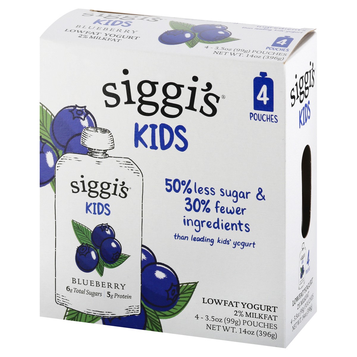 slide 6 of 10, Siggi's Lowfat Yogurt Pouches, Mixed Berries, 3.5 oz., 4 Ct, 3.5 oz; 4 ct