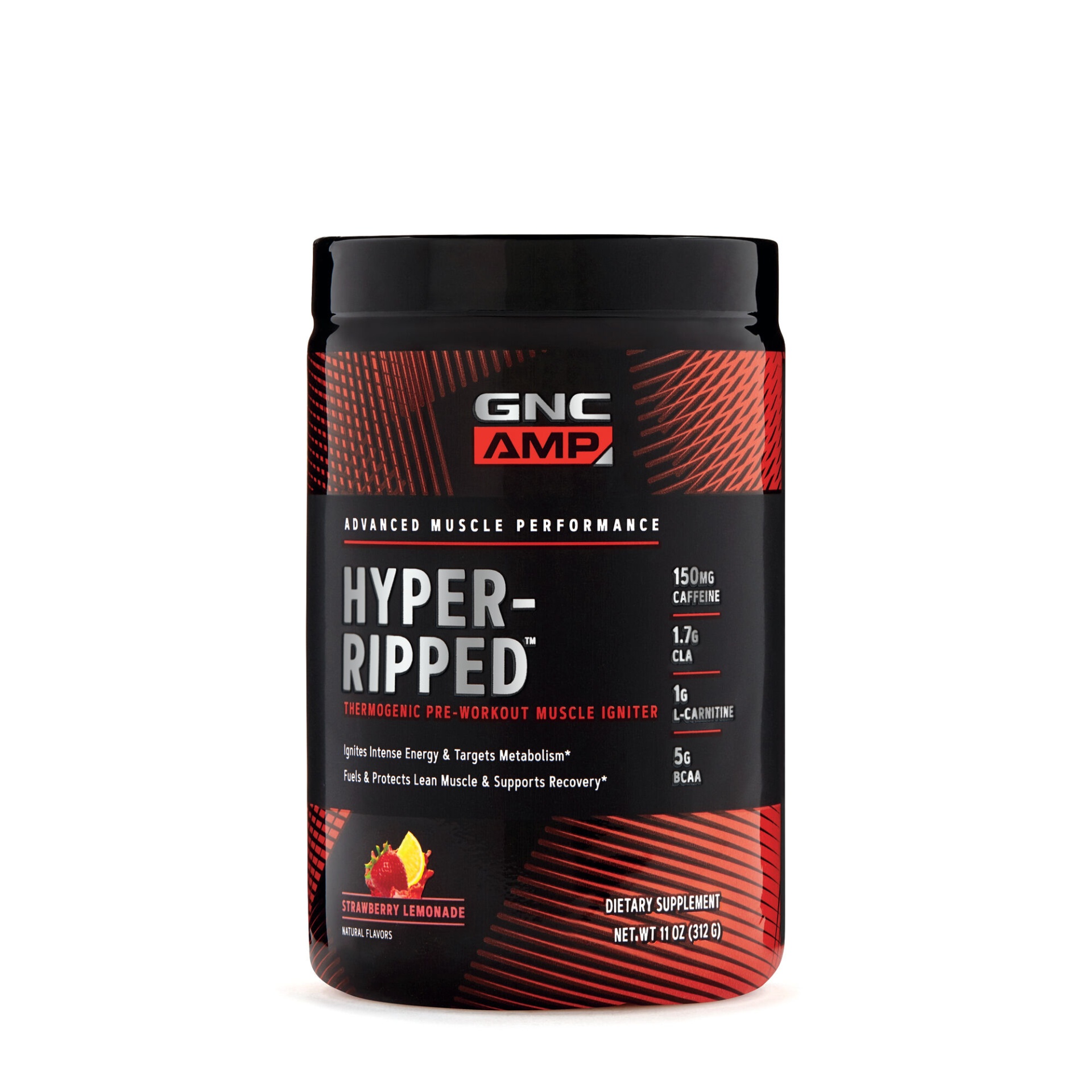 slide 1 of 1, GNC AMP Hyper-Ripped - Strawberry Lemonade, 1 ct