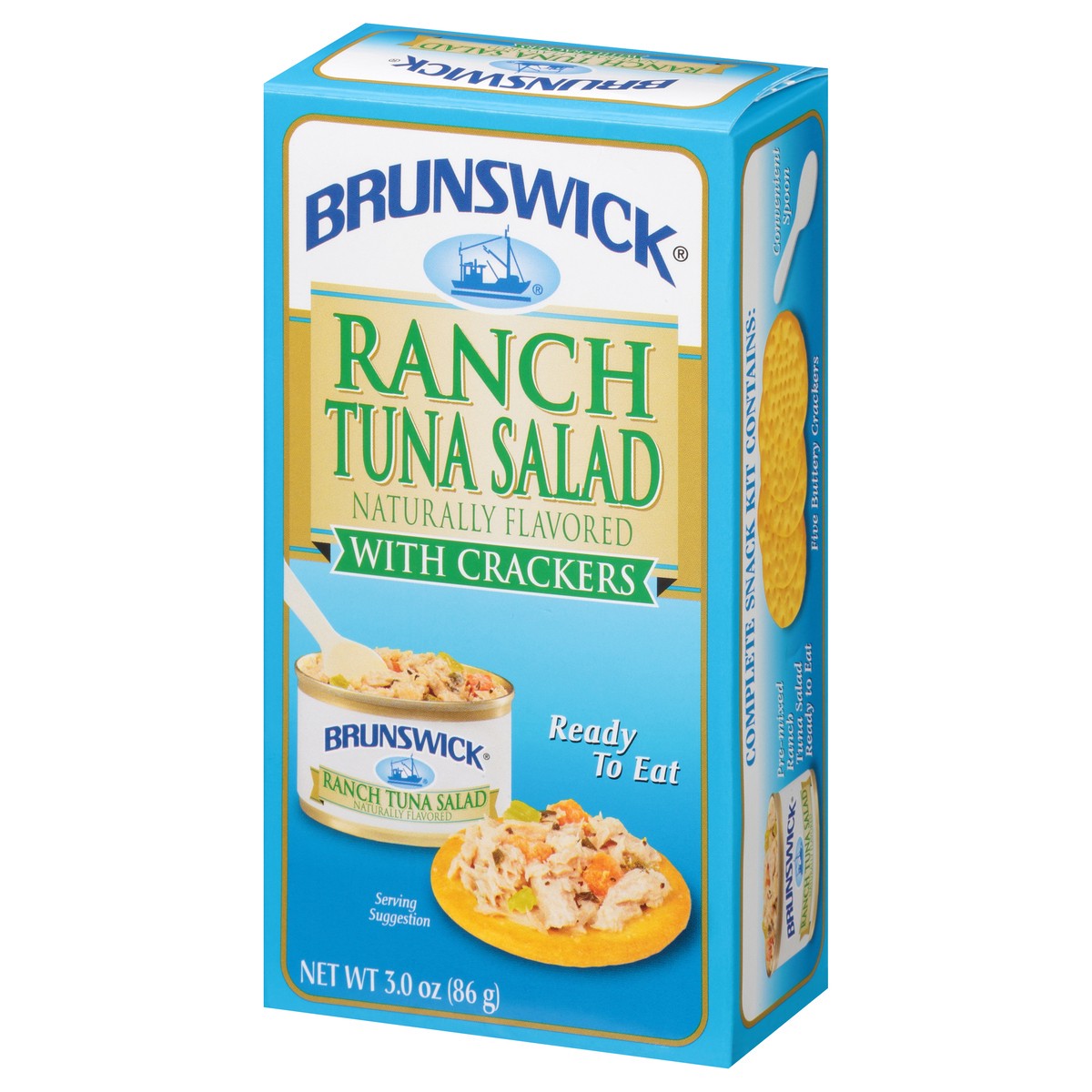 slide 5 of 9, Brunswick Ranch Tuna Salad Kit, 3 oz