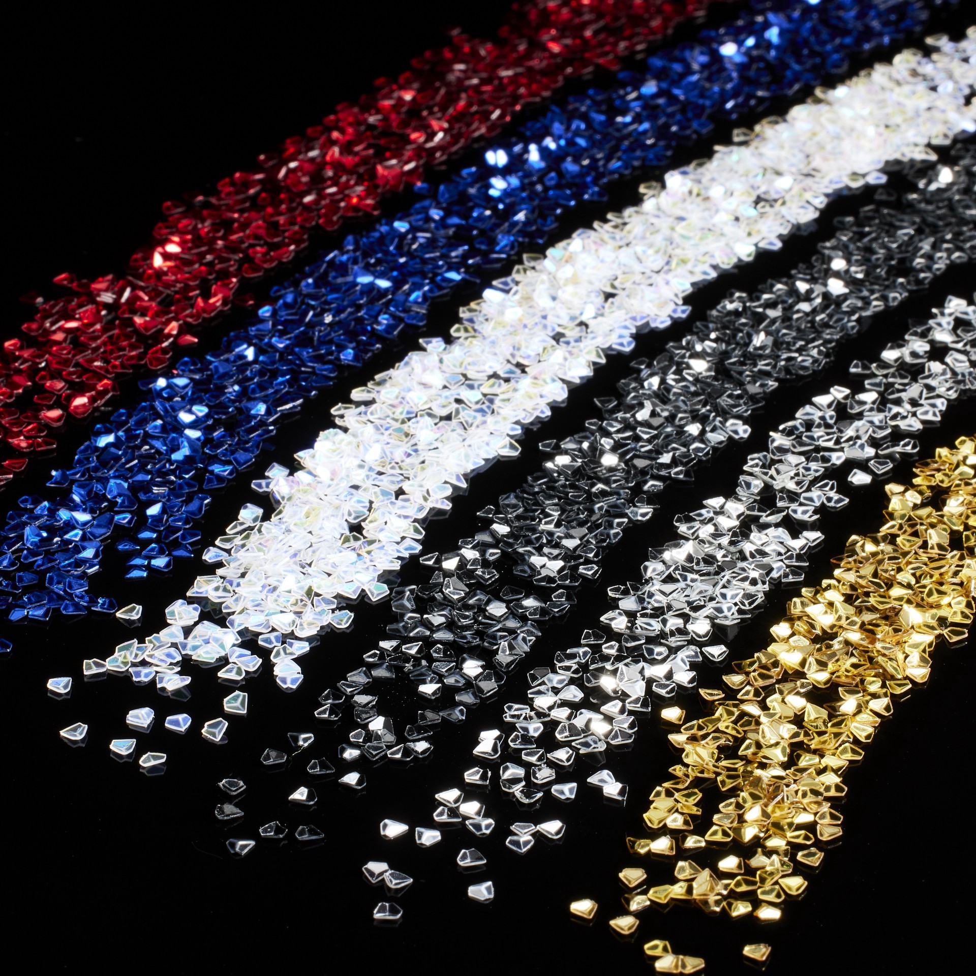 slide 4 of 4, 3d Diamond Shaped Glitter Caddy By Recollections, 2.2 oz