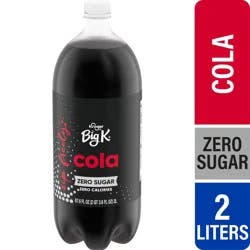 Kroger Big K Zero Sugar Soda Bottle
