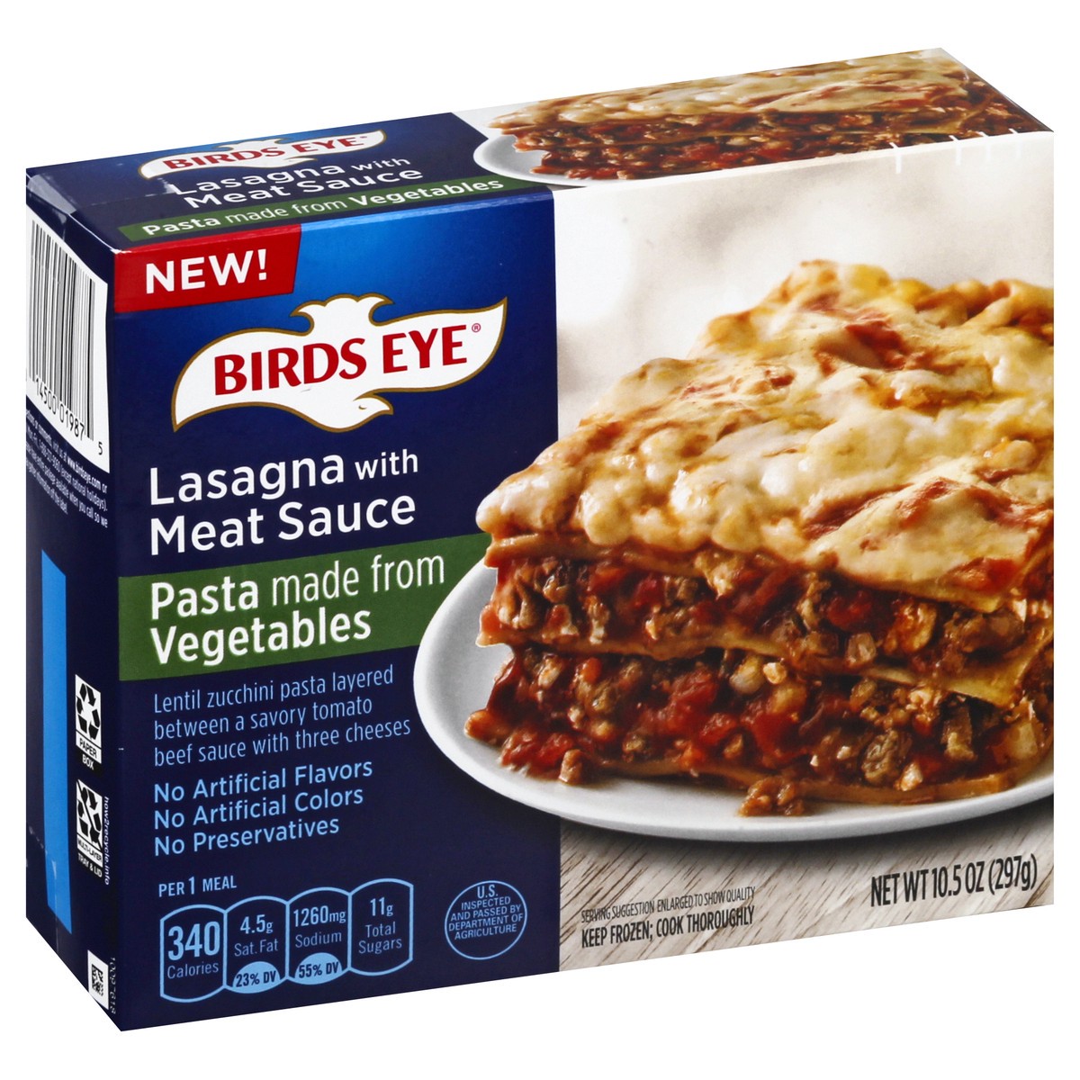 slide 2 of 10, Birds Eye Lasagna, with Meat Sauce, 10.5 oz