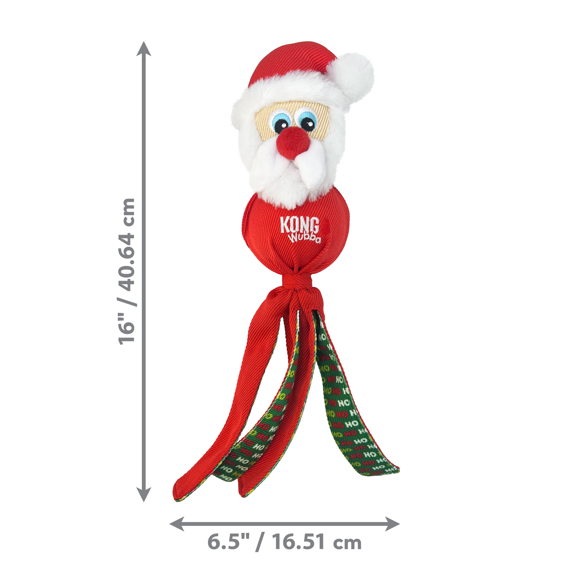 slide 2 of 3, KONG Holiday Wubba Assorted Lg, 1 ct