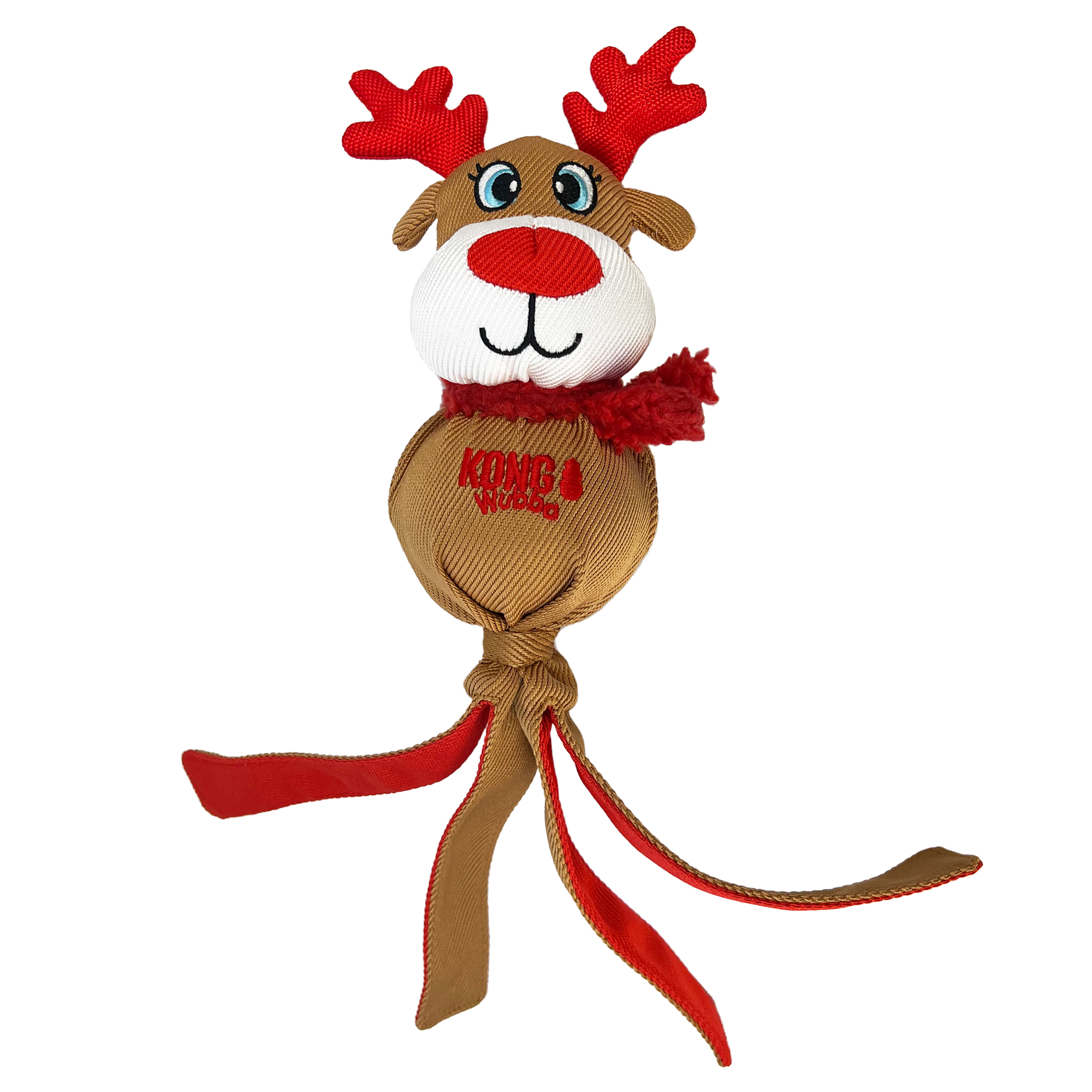 slide 1 of 3, KONG Holiday Wubba Assorted Lg, 1 ct