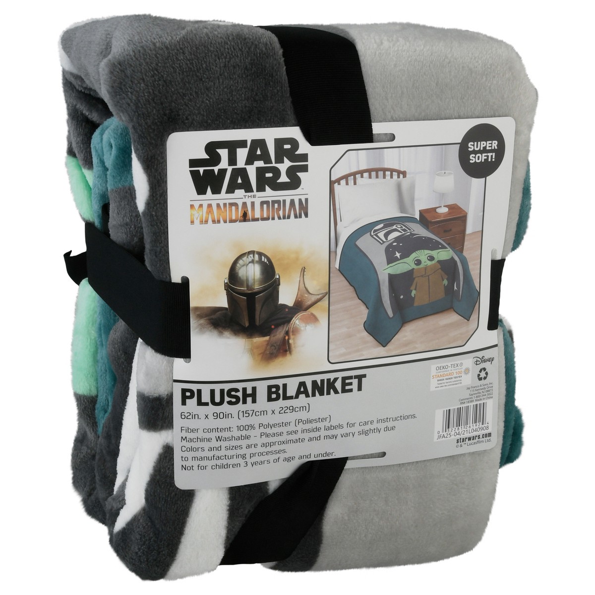 slide 5 of 9, Star Wars Star Wars The Mandalorian Super Soft Plush Blanket 1 ea, 1 ct